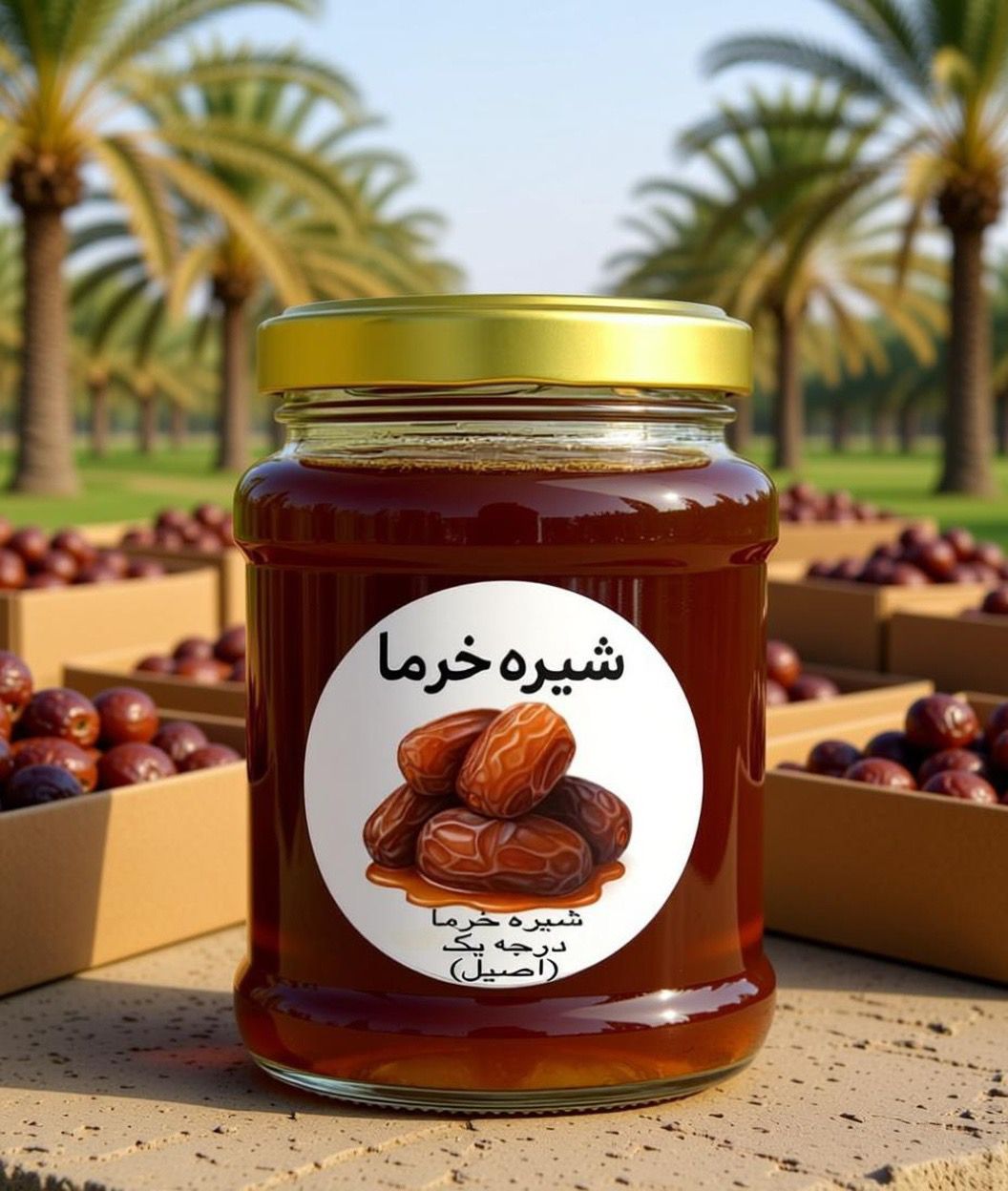 شیره خرما (پیارم) طبیعی ومغذی